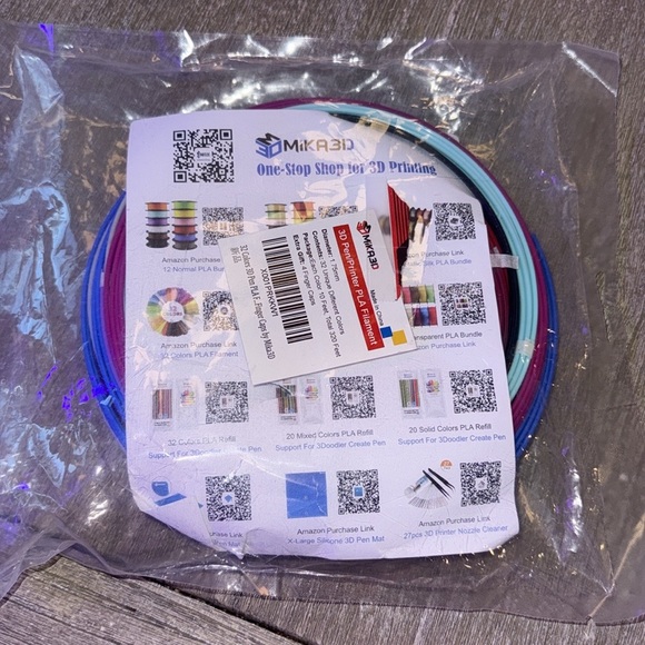 NWOT MYNT3D Printing Pen with extra PLA filament - Picture 5 of 5